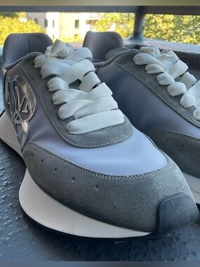 Alexander McQueen Sprint Runner Sneakers- Size 13 (EUR 46) - GRAY